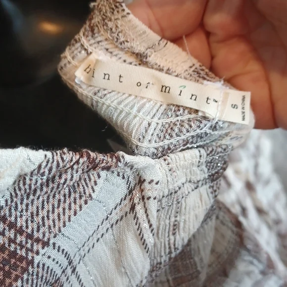 Hint of Mint Short Sleeve Smocked Midi Dress, S, NWT - Picture 4 of 5